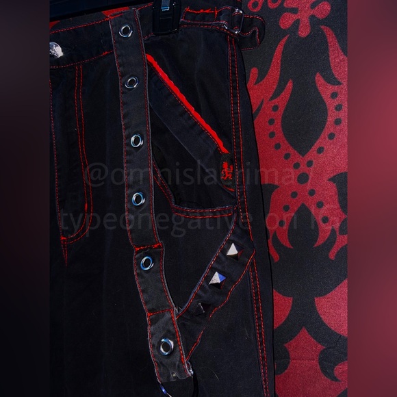 (SOLD) RARE ICP Black and Red Tripp NYC Pants - Picture 5 of 7